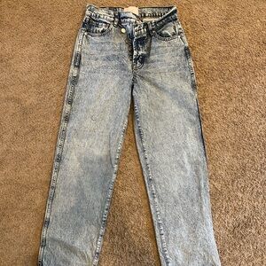 REVICE Light Wash Straight Jeans